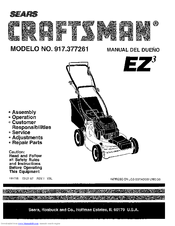 CRAFTSMAN EZ3 917.377261 Owner's Manual