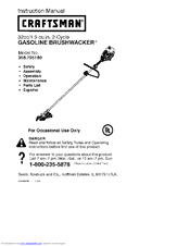 CRAFTSMAN BRUSHWACKER 358.795180 Instruction Manual