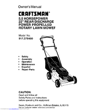 CRAFTSMAN 917.379400 Owner's Manual