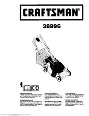 CRAFTSMAN 38996 Instruction Manual