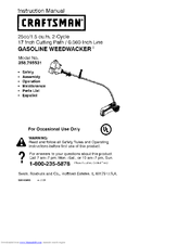 CRAFTSMAN WEEDWACKER 358.795531 Instruction Manual