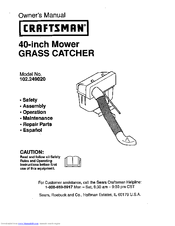 CRAFTSMAN 102.249020 Owner's Manual
