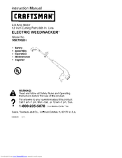 CRAFTSMAN WEEDWACKER 358.799201 Instruction Manual