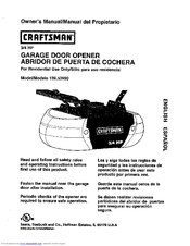 Craftsman 139.53990 Owner's Manual