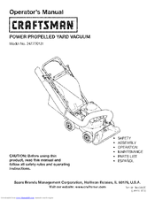 CRAFTSMAN 247.770131 Operator's Manual