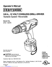 Craftsman 973.113470 Operator's Manual