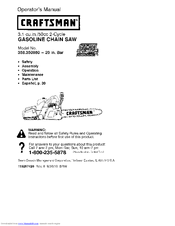 Craftsman 358.350980 Operator's Manual