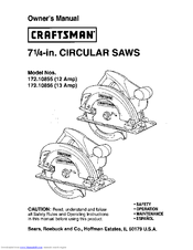 CRAFTSMAN 172.10856 Owner's Manual