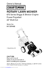 CRAFTSMAN 917.376462 Owner's Manual