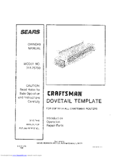 Craftsman 315.25790 Owner's Manual