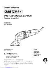 CRAFTSMAN 315.116091 Owner's Manual