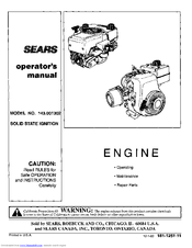 Sears 143.001302 Operator's Manual