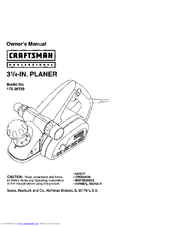 CRAFTSMAN 172.26729 Owner's Manual