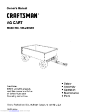 CRAFTSMAN 486.244050 Owner's Manual