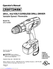 CRAFTSMAN 973.113451 Operator's Manual