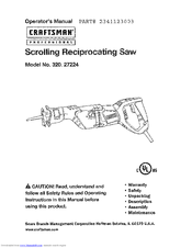 CRAFTSMAN Professional 320.27224 Operator's Manual
