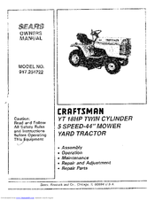 CRAFTSMAN 917.254722 Owner's Manual