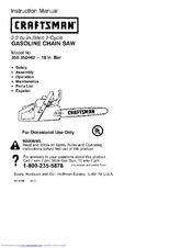CRAFTSMAN 358.350462 Instruction Manual