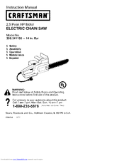 CRAFTSMAN 358.341150 Instruction Manual