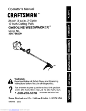 CRAFTSMAN WEEDWACKER 358.796200 Operator's Manual