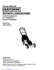CRAFTSMAN 917.377812 Owner's Manual