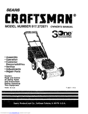 CRAFTSMAN 3One 917.372871 Owner's Manual