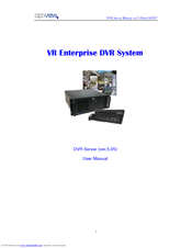 Optiview VR Enterprise DVR System User Manual