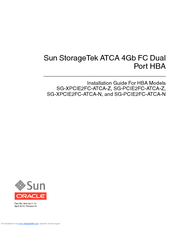 Oracle Sun StorageTek ATCA 4Gb FC Dual Installation Manual