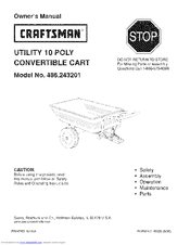 CRAFTSMAN 486.243201 Owner's Manual