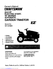CRAFTSMAN EZ3 917.273041 Owner's Manual