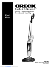 Oreck Grab-It & Steam-It User Manual