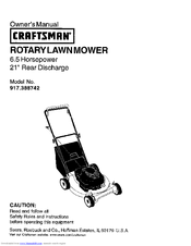 CRAFTSMAN 917.388742 Owner's Manual