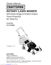 CRAFTSMAN 917.376652 Owner's Manual