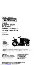 CRAFTSMAN 917.271630 Owner's Manual