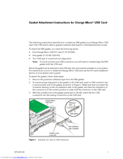 Orange Micro Orange Micro USB Card Instructions