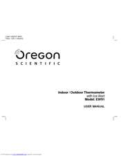 Oregon Scientific EW91 User Manual