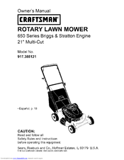 CRAFTSMAN 917.388121 Owner's Manual