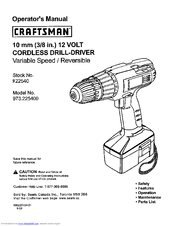 CRAFTSMAN 973.225400 Operator's Manual
