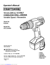 Craftsman 973.225400 Operator's Manual