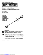 CRAFTSMAN BRUSHWACKER C944.512561 Instruction Manual