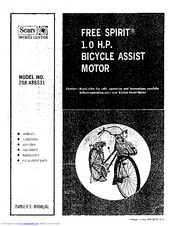 Sears Free Spirit 298.488531 Owner's Manual