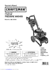 CRAFTSMAN 580.752910 Operator's Manual