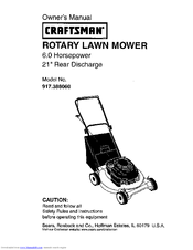 CRAFTSMAN 917.388060 Owner's Manual