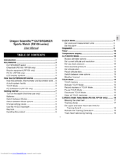 Oregon Scientific Scientific RX109 series User Manual