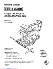 Craftsman 973.113080 Owner's Manual