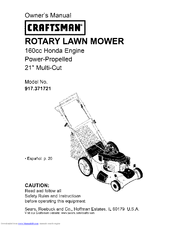 CRAFTSMAN 917.371721 Owner's Manual