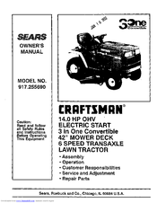 CRAFTSMAN 917.255690 Owner's Manual