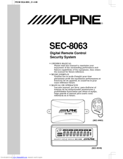 Alpine SEC-8063 Owner's Manual
