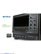 LeCroy HDO4000 Getting Started Manual