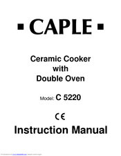Caple C 5220 Instruction Manual